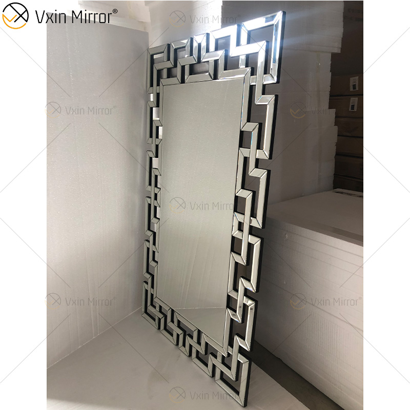 Vxin Mirror Hot Sell Silver Crystal Assembly Console Table with Mirror Hallway in Living Room Furniture