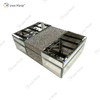 Vxin Mirror WXJB-002 Silver Elegant Glass Crystal Mirror Jewelry Box Mirror Tissue Box
