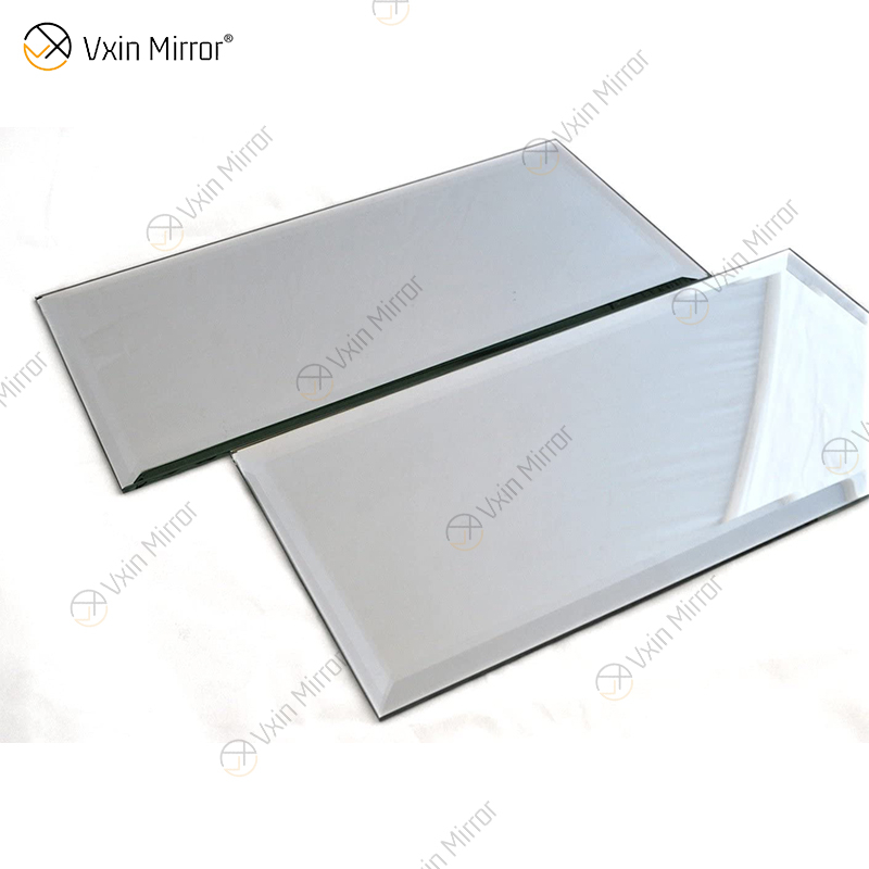 Bevel Edge Mirror Custom Modern Ceramic Tile Lobby Home Wall Decoration Hot Sale Mirror Wall Decor Home Decor