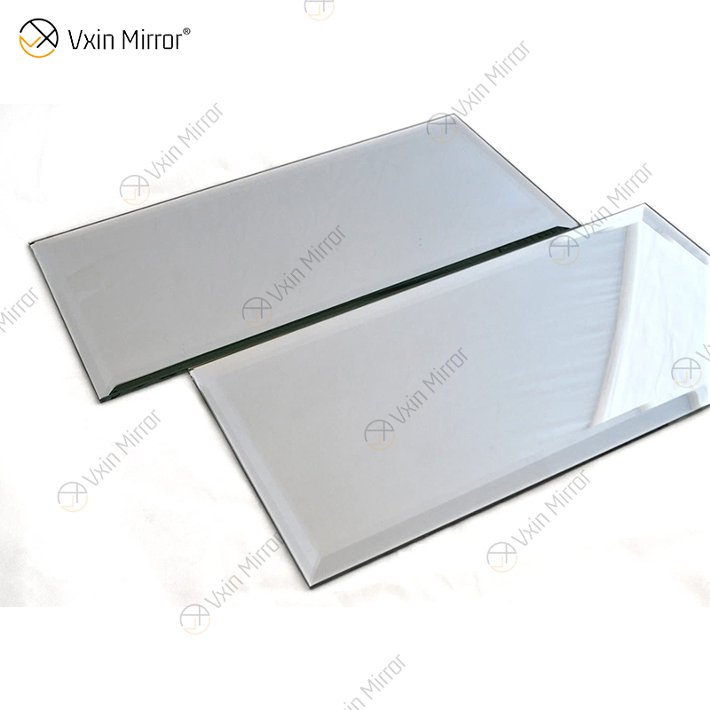 Bevel Edge Mirror Custom Modern Ceramic Tile Lobby Home Wall Decoration Hot Sale Mirror Wall Decor Home Decor
