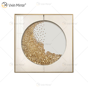 Amazing Quality Vxin WXPA-017 Metal Wall Art Decor Home Decoration Pieces Luxury Living Room Framed for Home Set for Sale