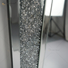 Rectangle Hot Design Vxin WXM-1761 Wall Decor Silver Crushed Diamond Wall Hanging Mirror