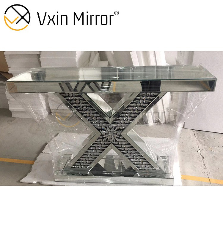 Hot Sale China Product WXF-087 Living Room Table Modern Gold Console Table