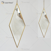 Golden Vxin Unique Wall Decor Gold Metal Frame Decorative Mirrors Luxury Simple And Stylish Wall Mirror