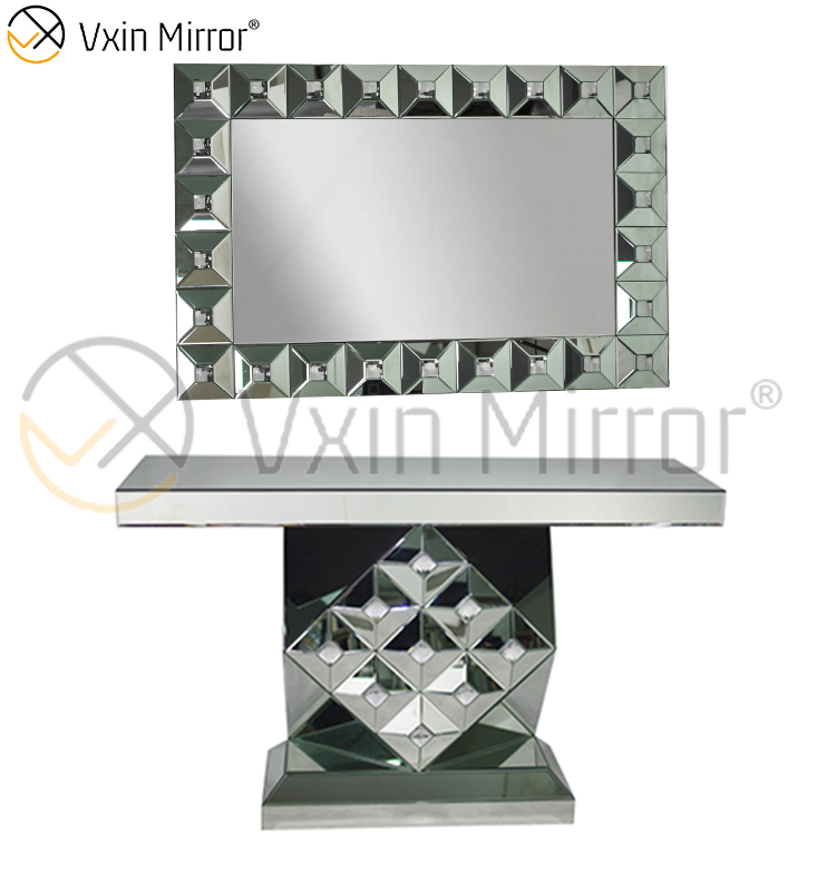 Reliable And Cheap Vxin Mirror Chinese Furniture Modern Acrylic Console Table with Mirror