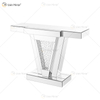 High Quality Wholesale Mirrored Console Table Crushed Diamond Crystal Hallway Entryway Table Console