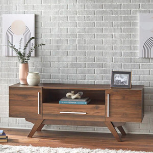 Wooden Panel TV Stand 