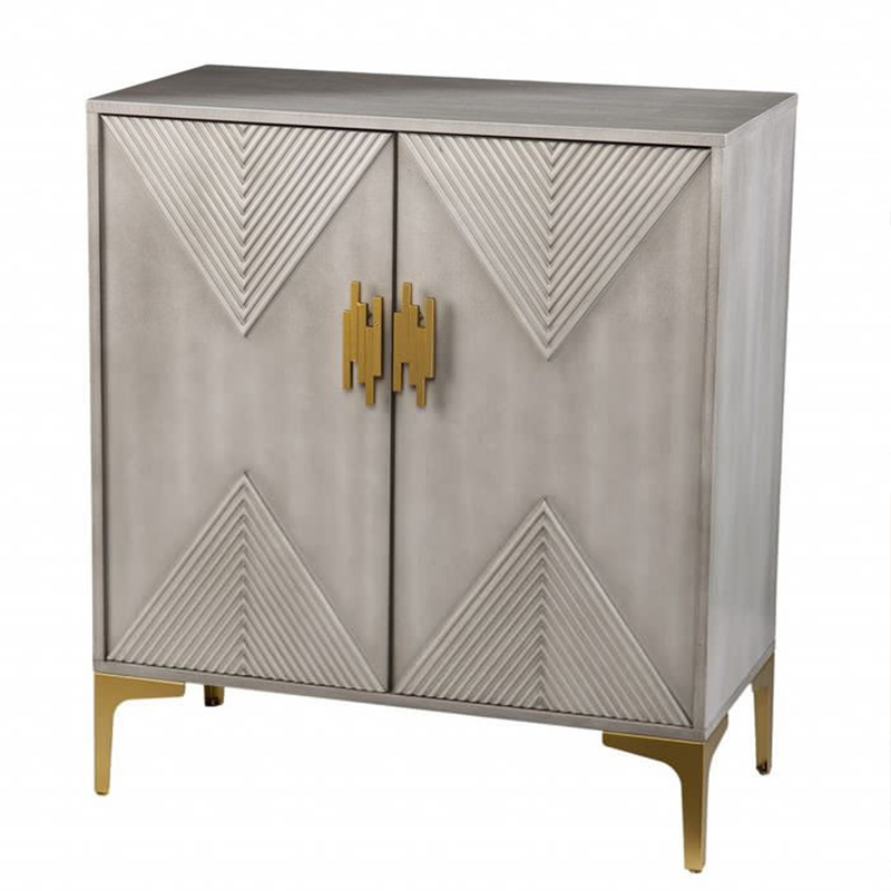 Wood Corner Console Storage Cabine