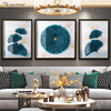 Wall-mounted Art Flower Hanging Picture for Living Room 