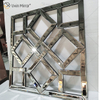 Square Mirrored Wall Decorative Mirror with Beveled Edge Modern Fashionable Wall-Mounted Mirrors WXM-1581