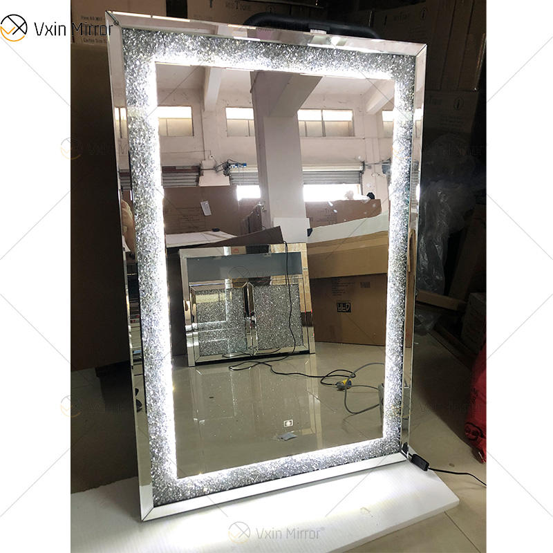 led lighted mirror vanity