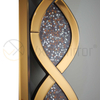 Home Mirrored Furniture Rectangle Console Mirror Crushed Diamond Wall Mirror