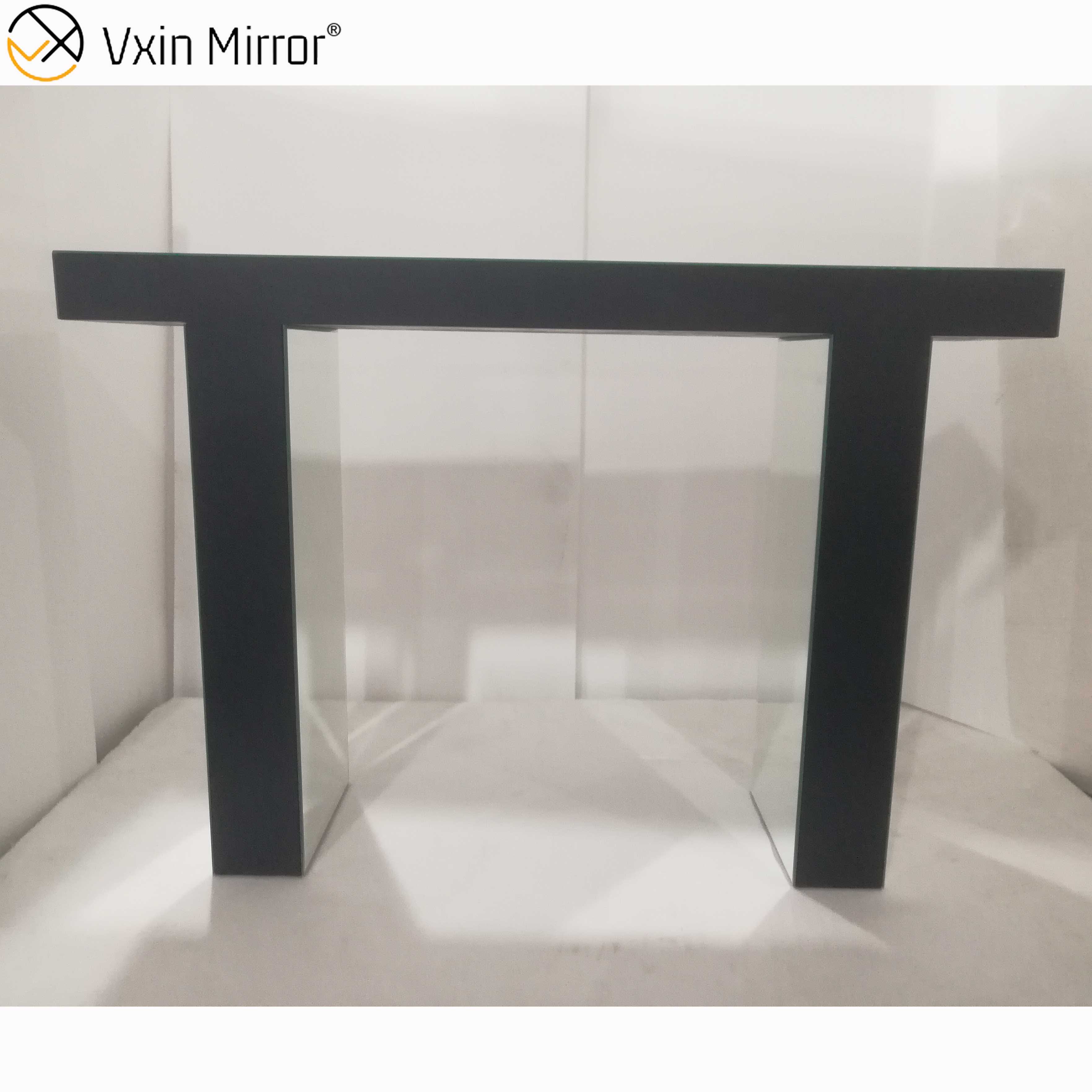 Mirrored Desk Makeup Vanity Table Mirrored Dressing Table Furniture Glass Console Table Bedroom Study Home Office WXWF-731