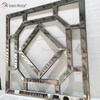 Square Mirrored Wall Decorative Mirror with Beveled Edge Modern Fashionable Wall-Mounted Mirrors WXM-1585