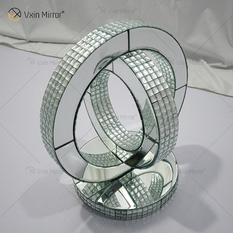 Globe Decor Hot Design Vxin End Table WXF-093-1 Silver Crystal Mirror Side Table