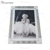 VXin WXPP-19 Home Decor Glass Frame Mirrored Goddess Portrait Wall Art Crystal Porcelain Painting Mirror Wall Art