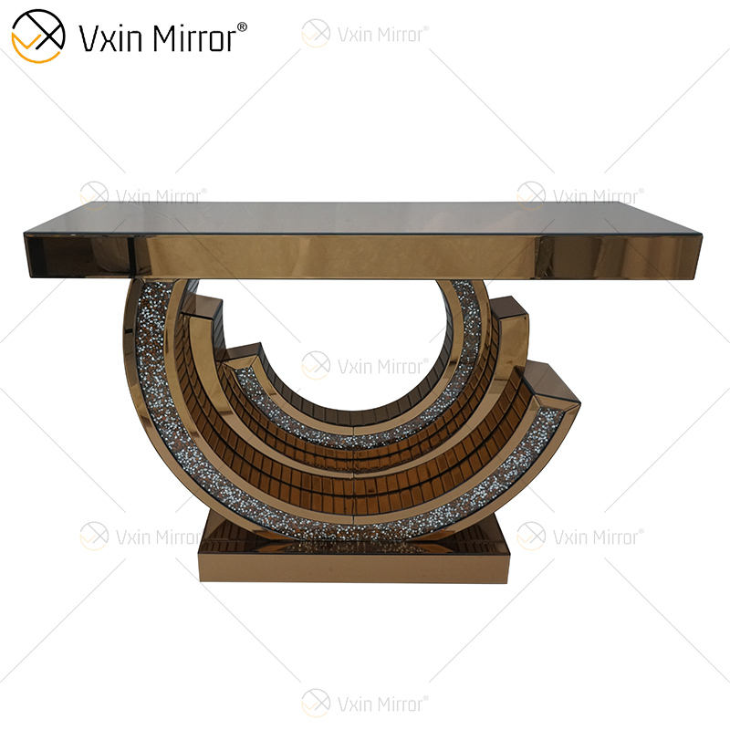console table and matching mirror
