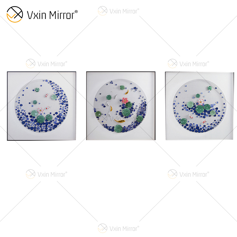 Home Decor Wall Art Pond Hanging Picture for Living Room Set for Sale