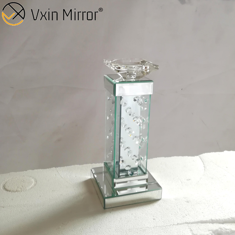 Vxin Mirror WXCH-05 Crystal Mirrored Candle Holder