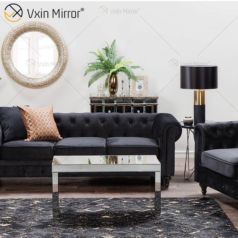 round glass coffe table