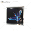 Crystal Porcelain Painting Blue Bird Frame Decorative Mirror Wall Art