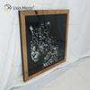 VXin WXMA-19 Home Decor Glass Frame Mirrored Cheetah Wall Art Crystal Porcelain Painting Mirror Wall Art