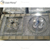 Top Quality Package VX-01 Silver Home Decor Acrylic Mirrored Glass Jars And Bottles with Lid