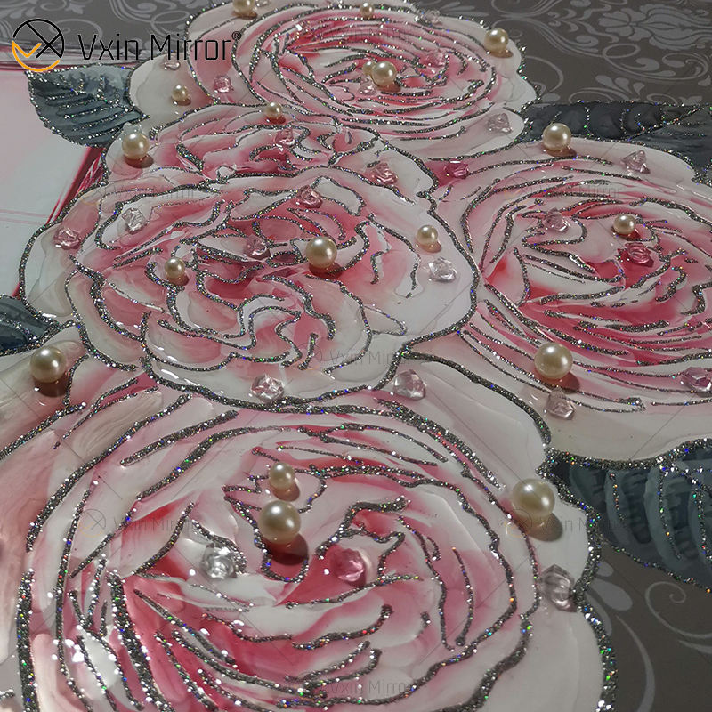 wall art with crystal