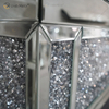 WXF-2131 Diamond Intelligent Mirror Fireplace Remote Control Smart Stove Hot Sale 48 Inch Indoor SILVER FIRE Iron Style