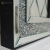 Venetian Rectangle Crushed Diamond Crystal Mirror Wall Art Home Decor Hallway For Living Room Sofas WXM-502