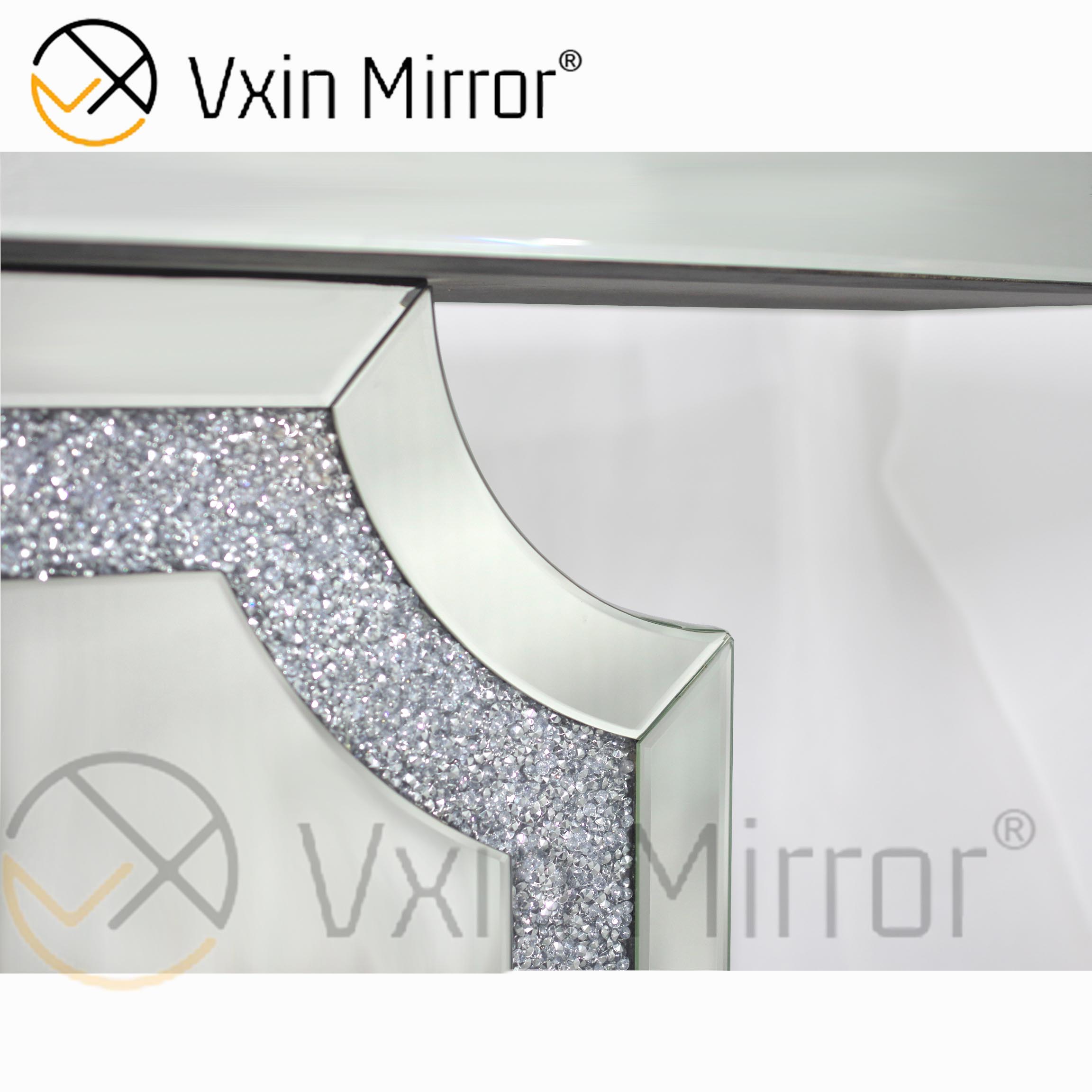 Cheap WXF-013 Modern Style Console Table 2022 Silver Crystal Diamond Console Tables