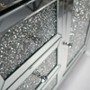 7 Drawers WXF-146 Silver Mirrored Furniture Living Room Cabinet Mirror Tv Stands 