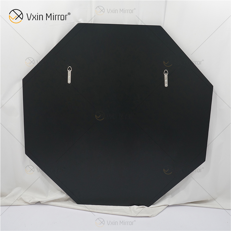 Crystal Crush Diamond Octagonal Silver Mirror for Wall Decoration Wall Hang Frame Less Mirror Diamond Decor WXM-1780