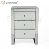Modern Bedroom Furniture Mirrored Bedside Table with Drawers Customized For Sofas WXF-031