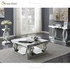 Customized Side Table WXF-1104 Crystal Homemade Silver Mirrored Coffee Table