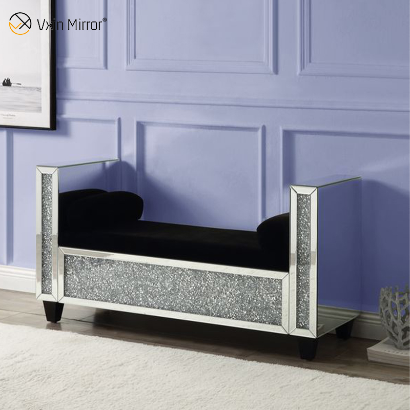 New Design Modern Sparkly Mirrored TV Stands for Living Room Set with Sofa