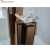 2 Colors Modern Elegant WXCH-079 Silver Crystal Mirrorr Candle Holder for Home Wedding