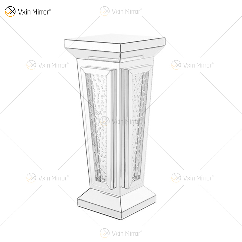 Custom Modern Mirrored Bedside Table Sofas Side Tables for Home Furniture WXF-2122