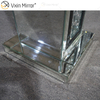 Black Frame WXFL-056 Living Room Elegant Silver Modern Crystal 3D Mirrored Floor Standing Lamp Mirror Lamp