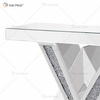 2022 New Products Designer Console Table Crushed Diamond Crystal Mirrored Console Tables