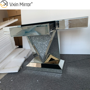 WXF-511 Console Table with Drawer Modern Hallway Mirror Luxury Home Furniture Silver Console Table