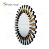 3D 2 Colors Both WXM-1021 Wall Decoration Brown With Silver Wall Hanging Mirror
