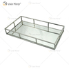 Hot Sell Vxin Mirror WXT-005 Modern Decor Silver Stainless Steel Frame Mirrored Tray 2 Size