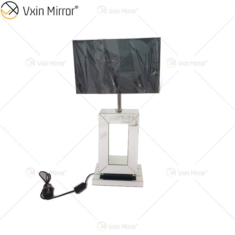 Vxin Supply WXTL-060 Modern Silver Crushed Crystal Mirror Lamp For Bedroom