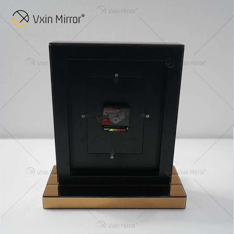 wall mirror with clock