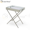 Vxin Mirror WXT-039 Modern Decoration Silver Stainless Steel Mirrored Tray