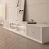 Modern white cream wind TV cabinet
