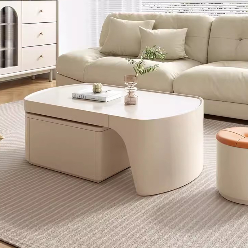 white coffee table set