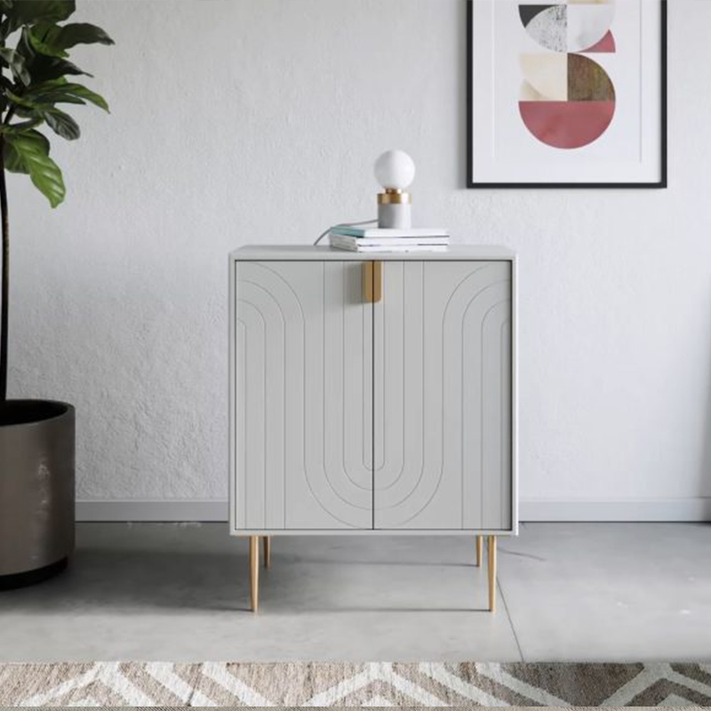  Wood Corner Console Storage