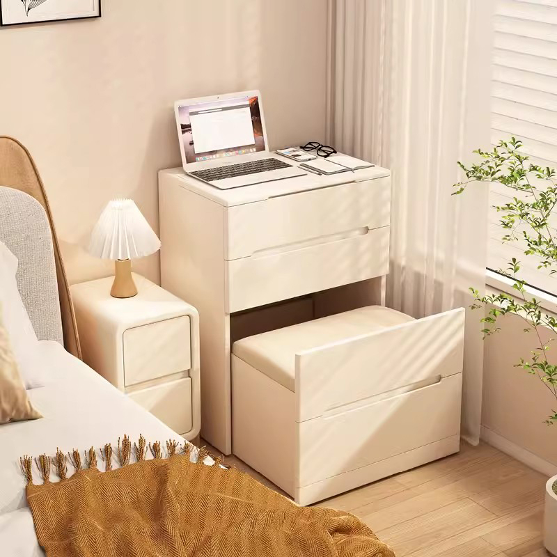Vanity Table with Lighted Mirror